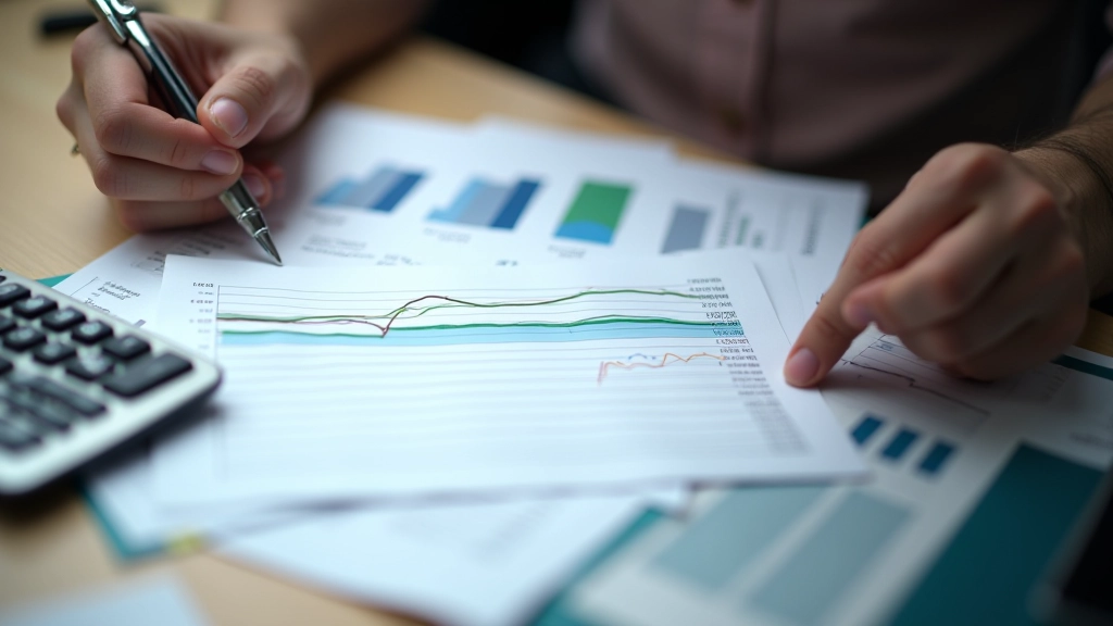 Two bank account statements side by side showing business and personal separation