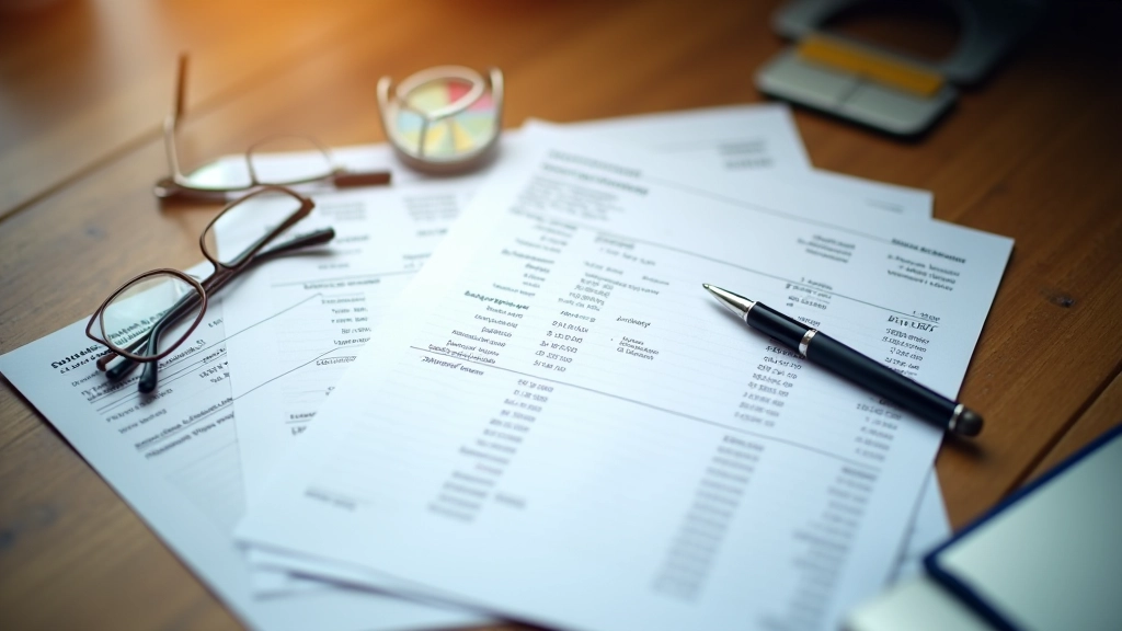Bank account statement showing separate tax savings account with accumulated quarterly funds